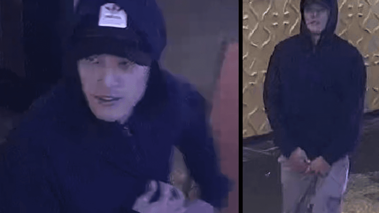 Police said this man is wanted in the sex attack Monday morning