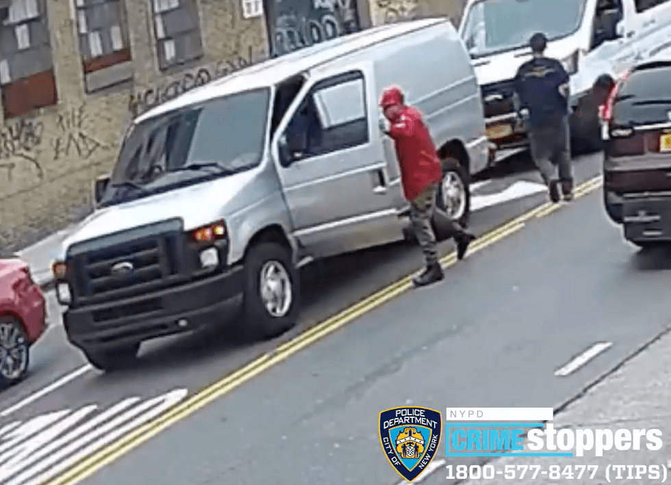 Police said two men got out of a work van and slashed a 48-year-old repeatedly on a Bronx street last Friday afternoon