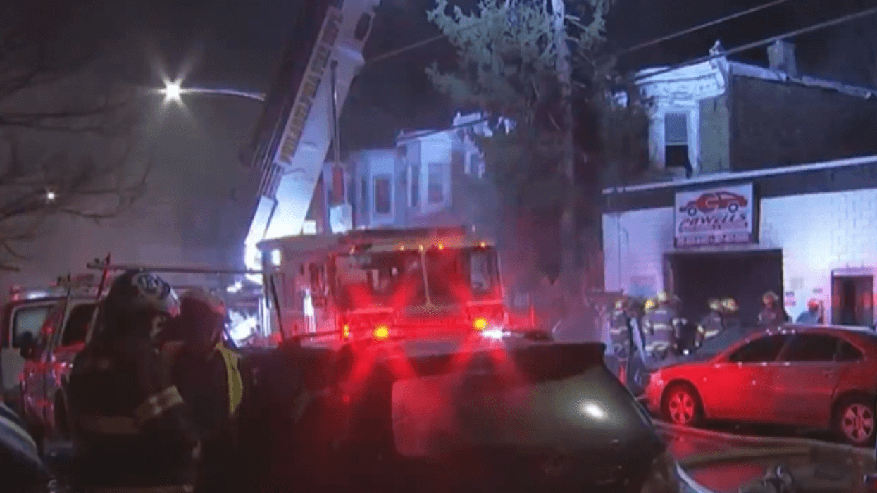 Police say a fire was intentionally set at an auto body garage in East Germantown Monday morning.