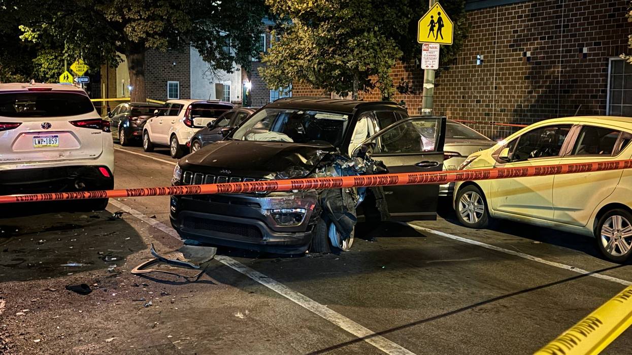 Police say fight inside car spills onto street in Point Breeze, driver hits passenger