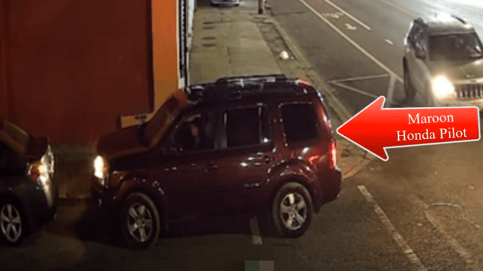 Police say Suspect No. 2 left the scene in a Honda Pilot.