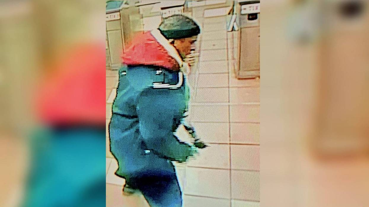 Police say the man pictured is a suspect in a deadly stabbing of a 22-year-old man at a SEPTA stop on Eighth and Market streets in Center City Wednesday night.