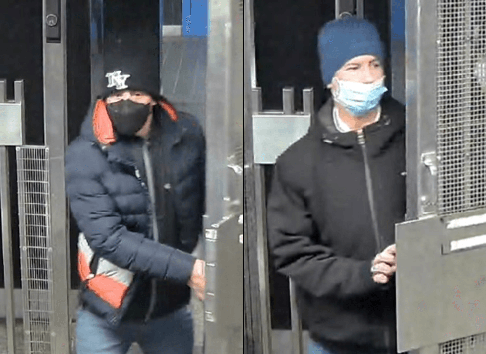 Police say these two men worked together to seal the man