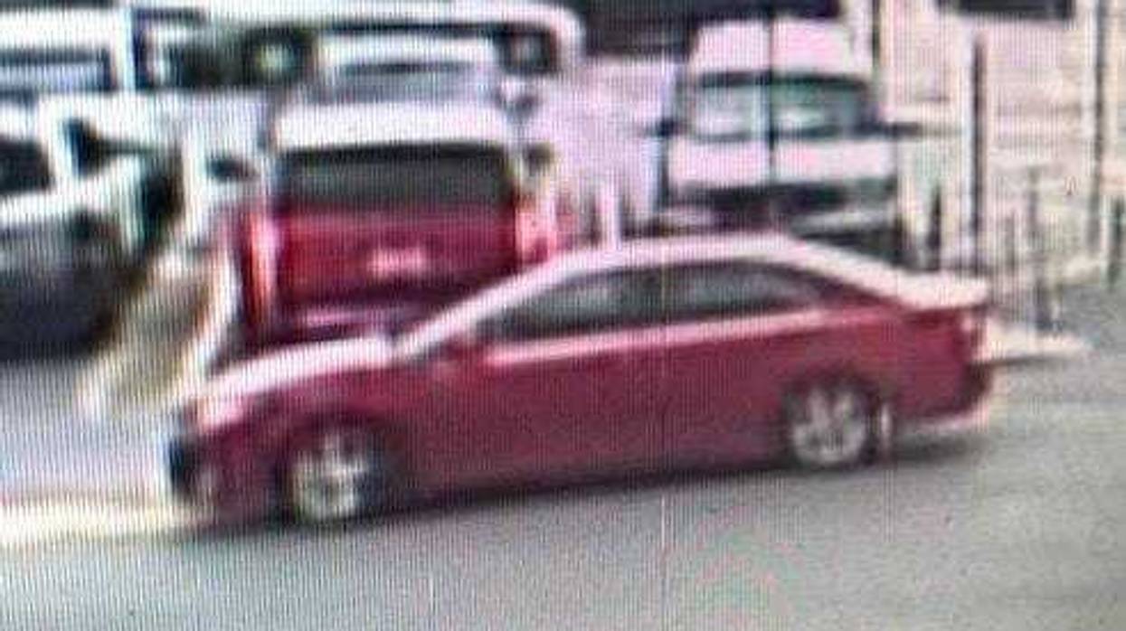 Police say this car was involved in bank robbery at a TCF Bank in Burbank on Oct. 22, 2019.