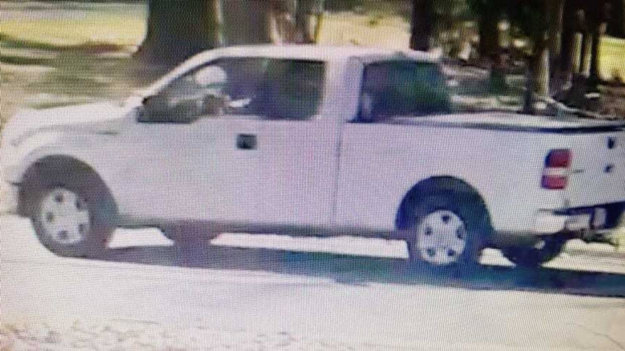 Police say this truck is wanted in a fatal hit-and-run crash Nov. 12, 2020, in the 500 block of Mayflower Road.