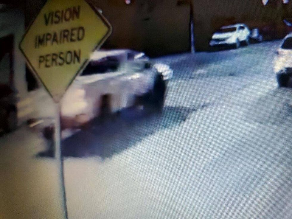 Police search for this white truck in connection with the explosion in Lawrenceville