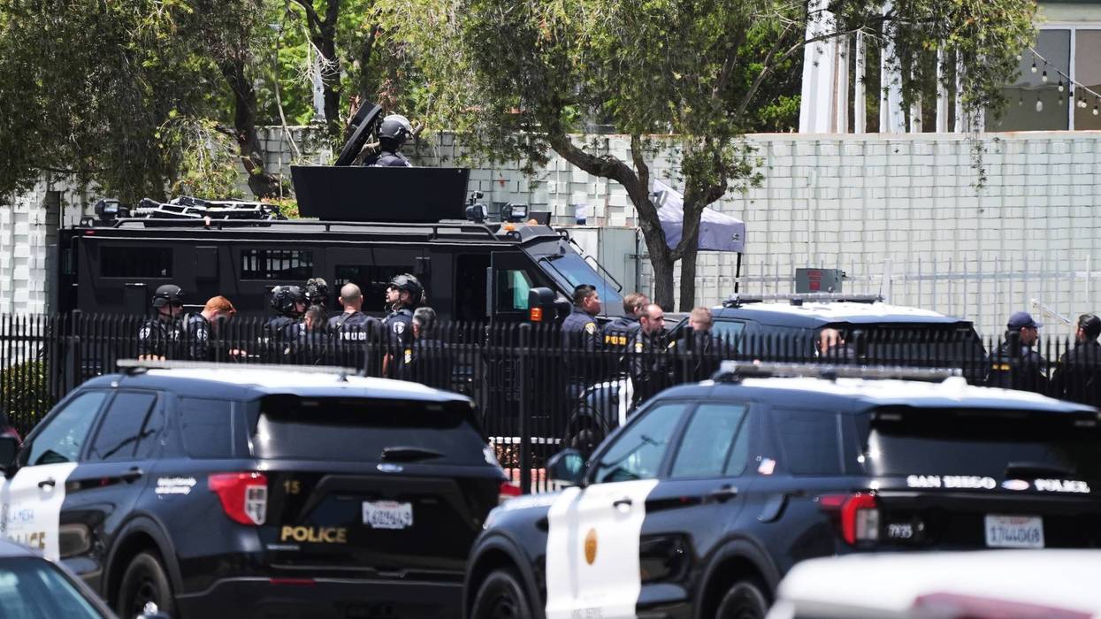San Diego police say they are responding to an active shooter at a local mosque