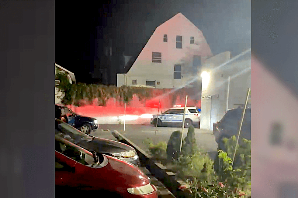 Police were at the scene overnight as the search for the shooter continues