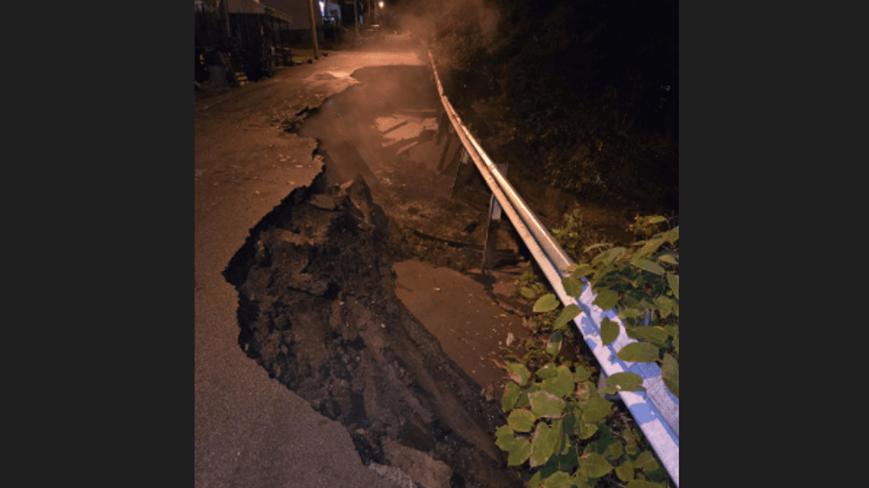 Polish Hill landslide October 11 2024