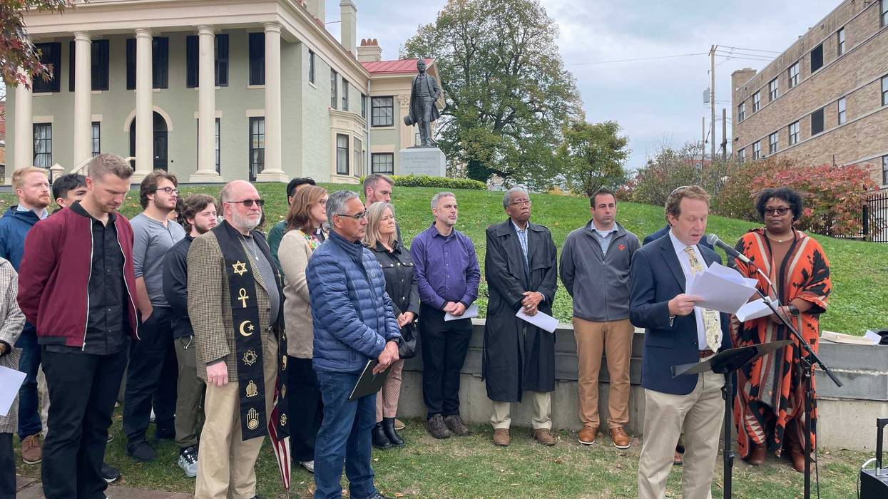 Political violence rally