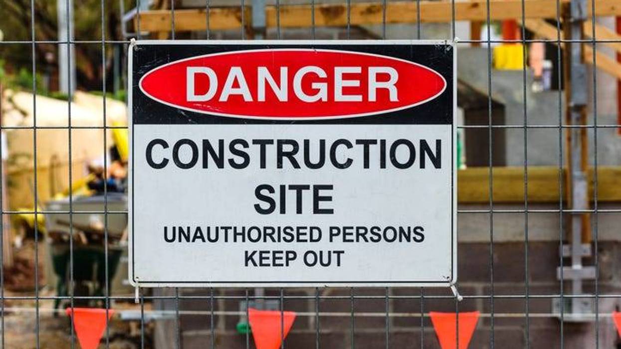 Pontiac construction accident