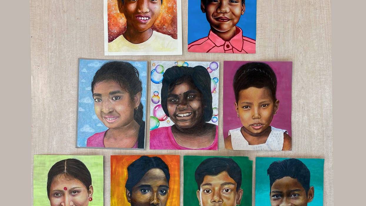 Pontiac school sends 'heartwarming' art to India in the midst of a pandemic