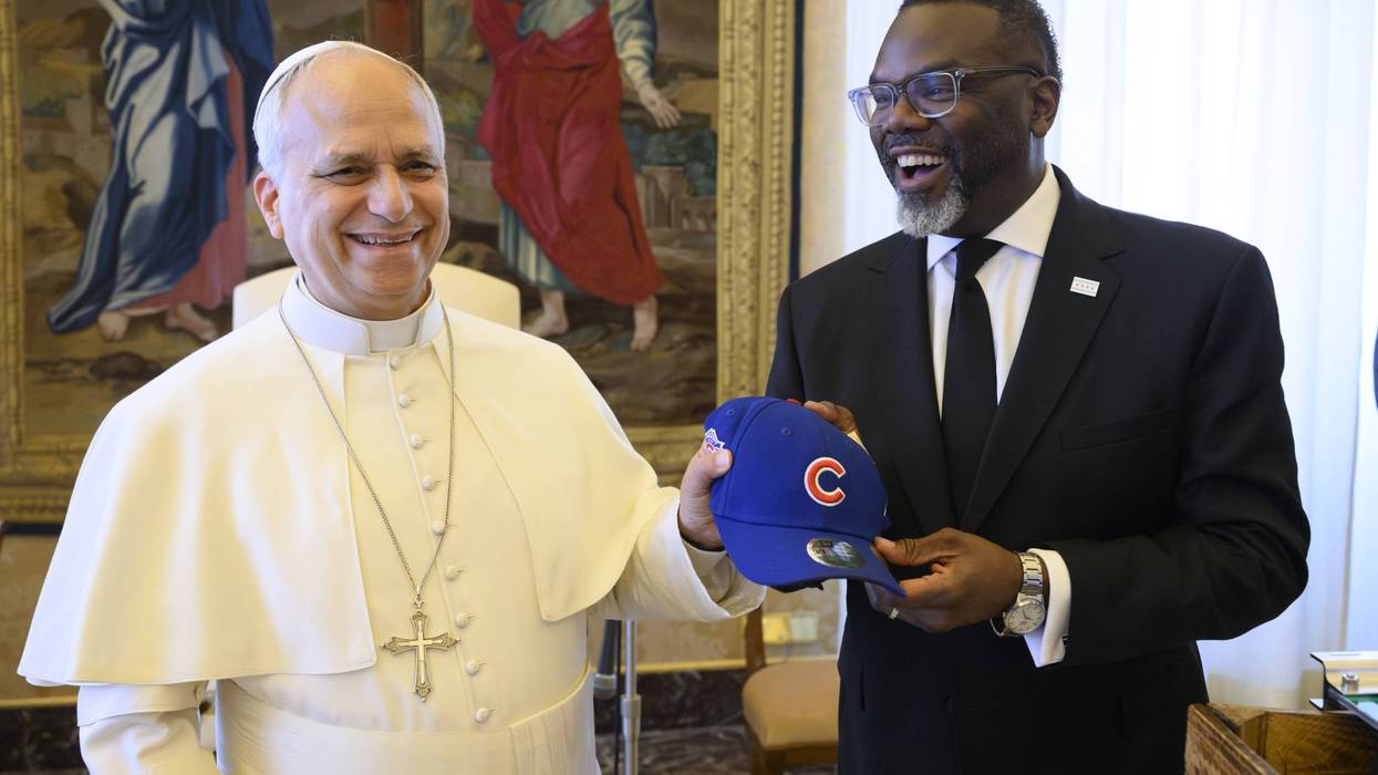 PALM CARD: At the Vatican, Chicago's mayor tries to rise above