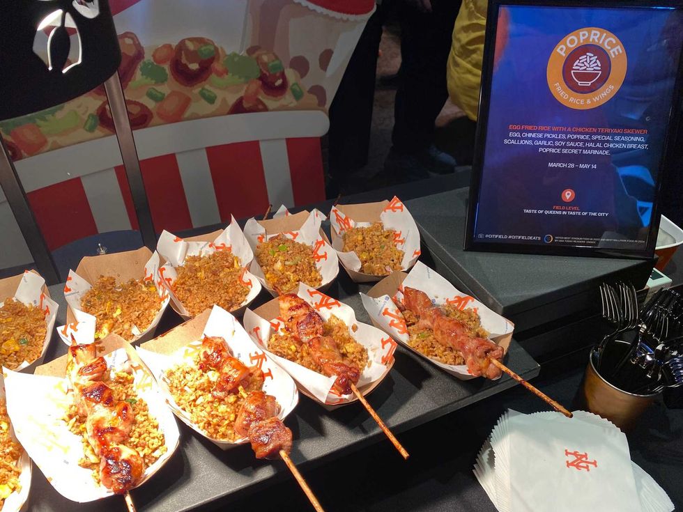 Poprice, which is an Asian street food eatery in Fresh Meadows, will be at Citi Field from March 28 to May 14. Pictured here, at the Met
