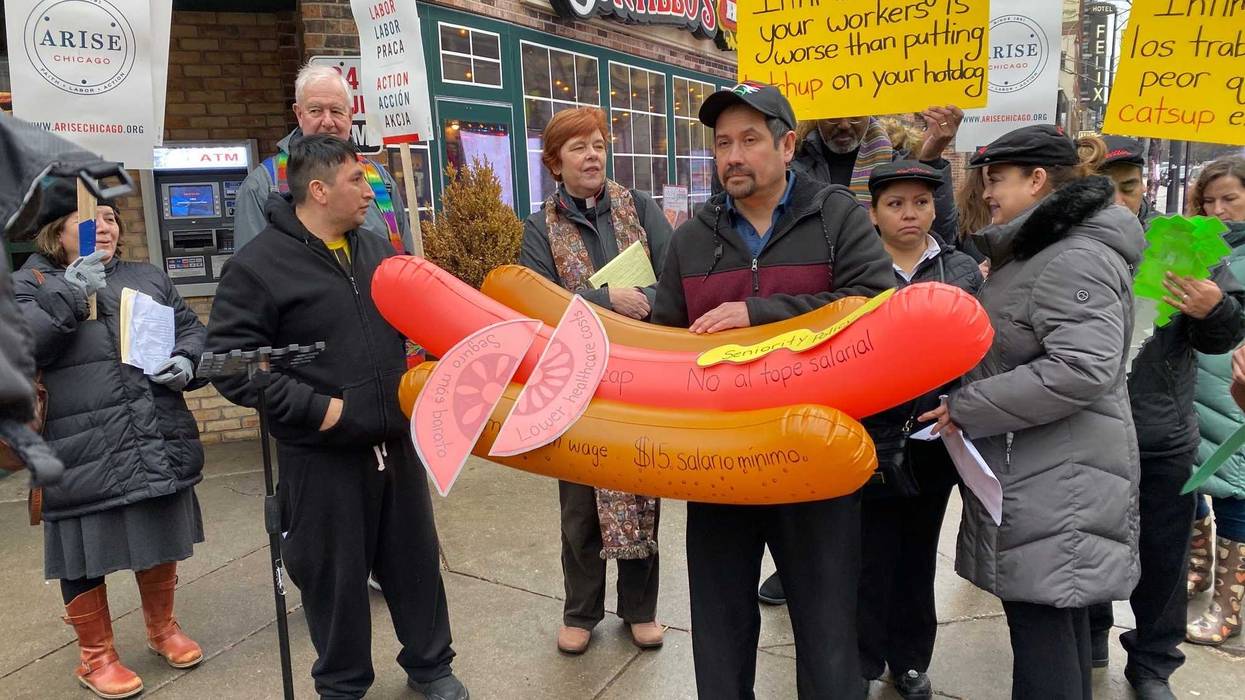 Portillo's Worker Protest
