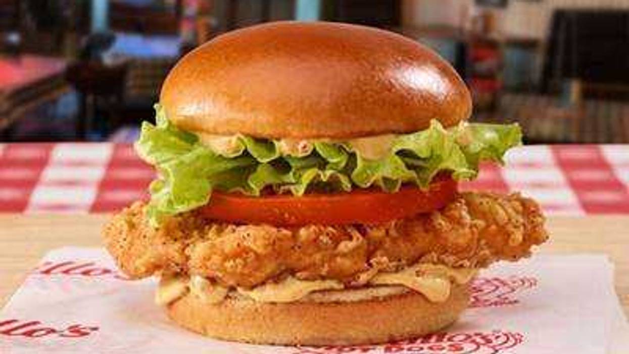 Portillo’s new sandwich features signature Hot Giardiniera Sauce.