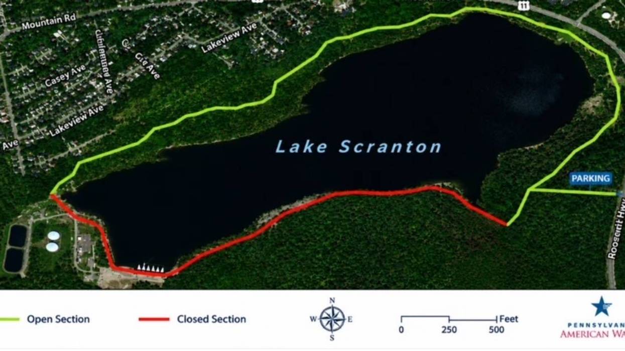 Portion of Lake Scranton walking trail temporarily closing for utility work