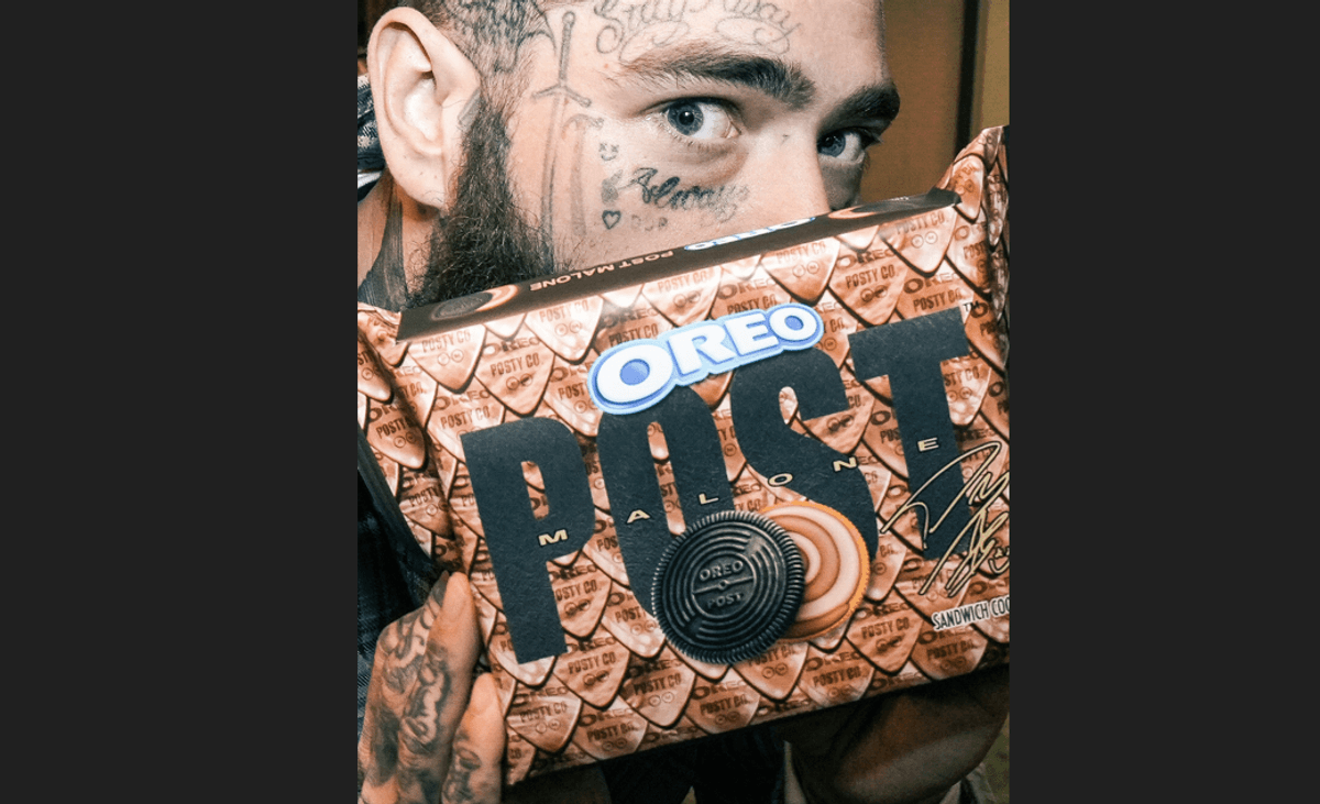 Post Malone new Oreo flavored