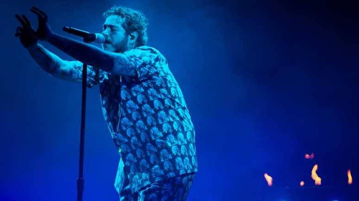 Post Malone performs