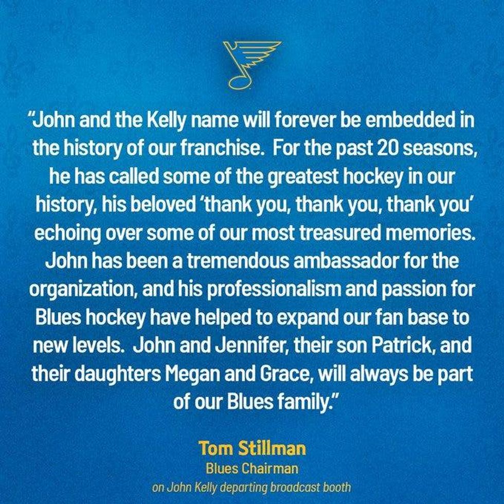 Posted on X @StLouisBlues