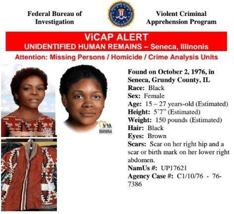 poster for unidentified woman