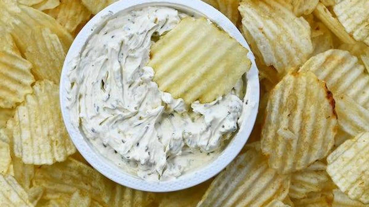 Potato chips and dip