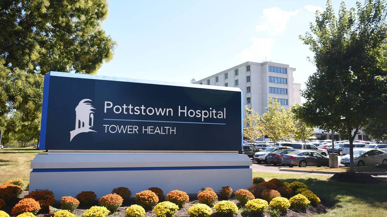 Pottstown Hospital Tower Health sign