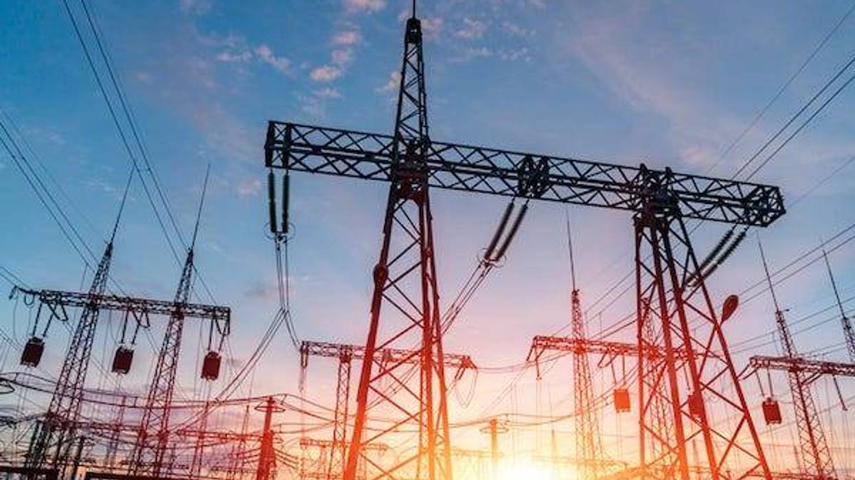 Power lines and power grid
