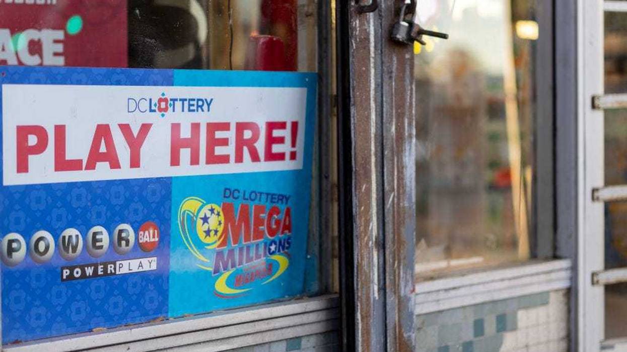 Powerball tickets are for sale on November 07, 2022 in Washington, DC.