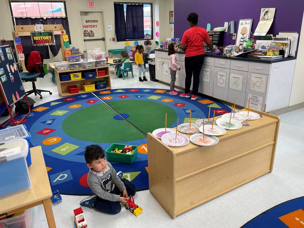 Pre-school students at YMCA Judson Community Center