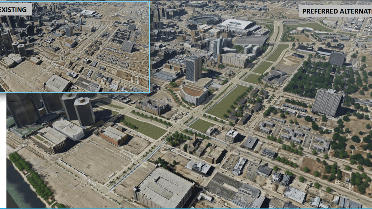 Preferred I-375 project rendering