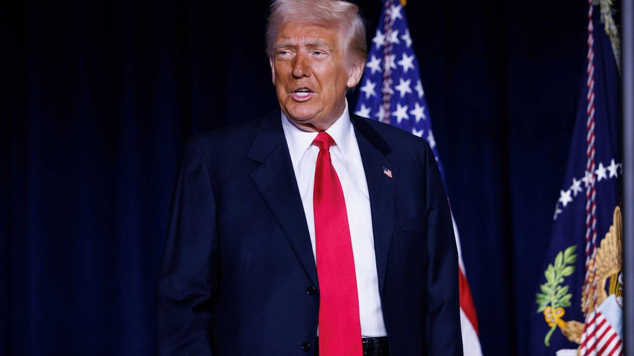 President Donald Trump arrives at the National Prayer Breakfast at the Washington Hilton in Washington DC, on Thursday, February 6th 2025.