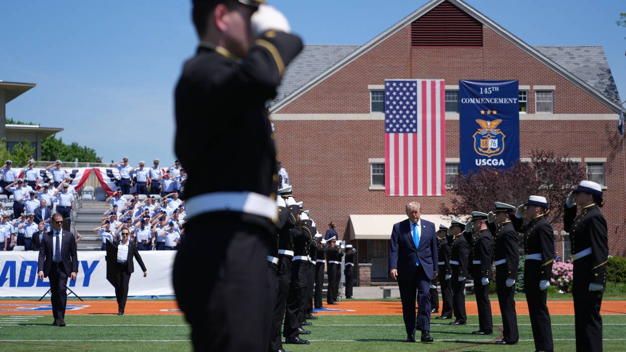Trump tells Coast Guard graduates they will 'be tested' in their military careers