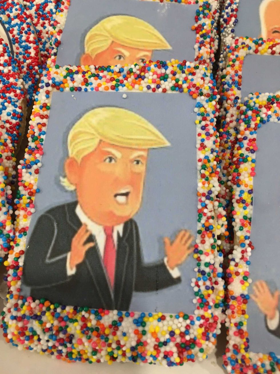 President Donald Trump cookie