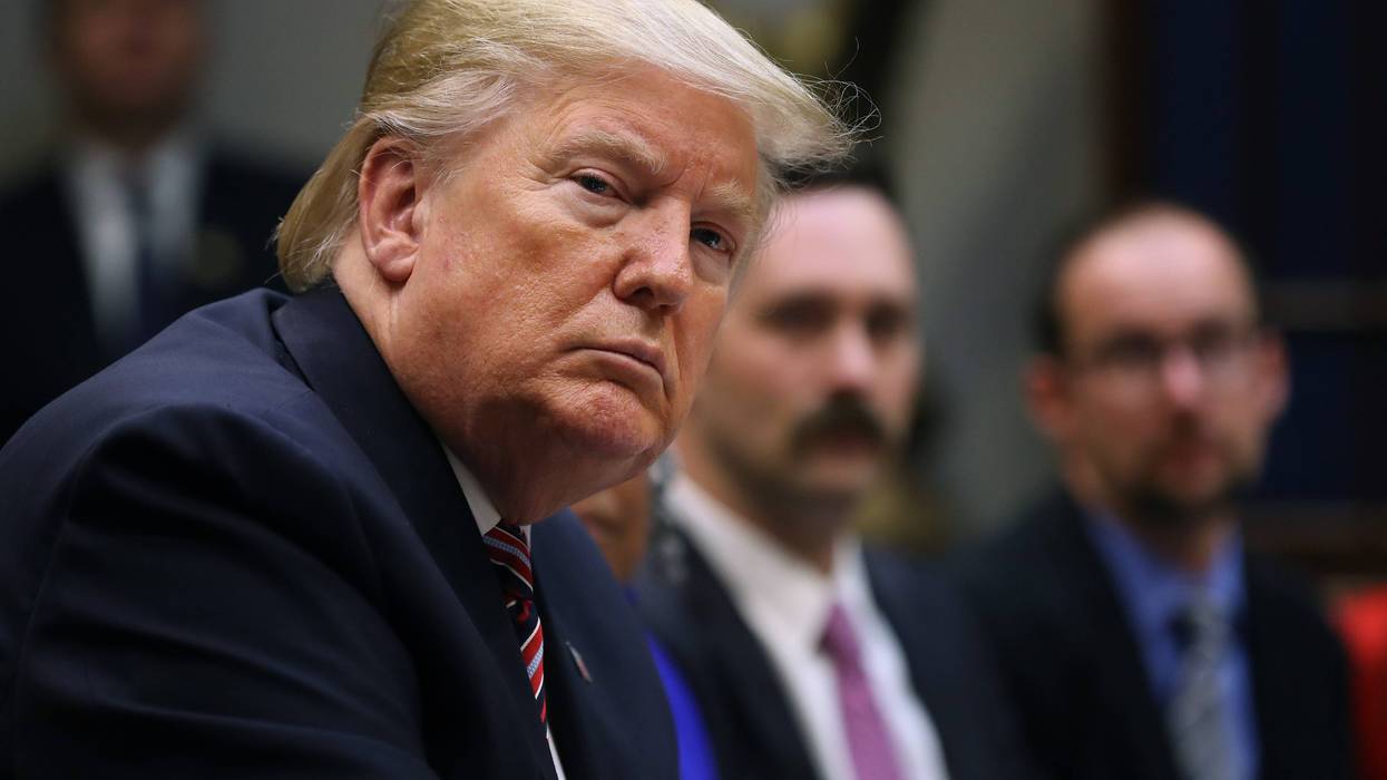 President Donald Trump hosts a roundtable discussion with small business owners and members of his administration in the Roosevelt Room at the White House December 06, 2019.