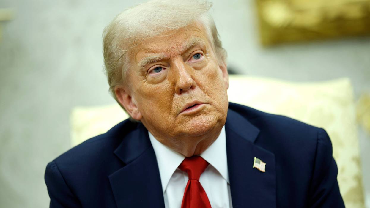 President Donald Trump in the Oval Office