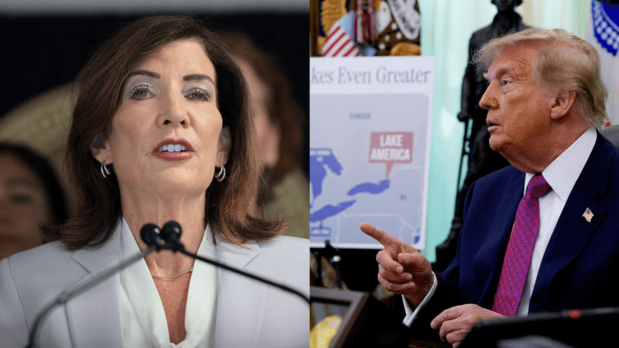 President Donald Trump is criticizing Gov. Kathy Hochul's relationships with Canada after she rejected his renaming of Lake Ontario to Lake America.