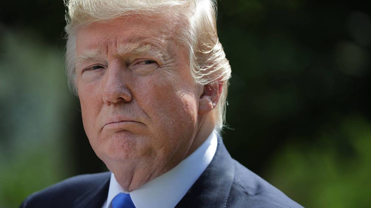 President Donald Trump, Rose Garden