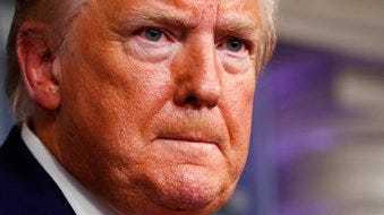 President Donald Trump speaks about the coronavirus in the James Brady Press Briefing Room of the White House, Monday, April 6, 2020, in Washington. (AP Photo/Alex Brandon)