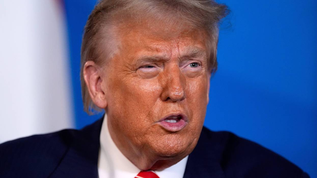 President Donald Trump speaks as he meets with Netherlands' Prime Minister Dick Schoof on the sidelines of a NATO summit in The Hague, Netherlands, Wednesday, June 25, 2025.