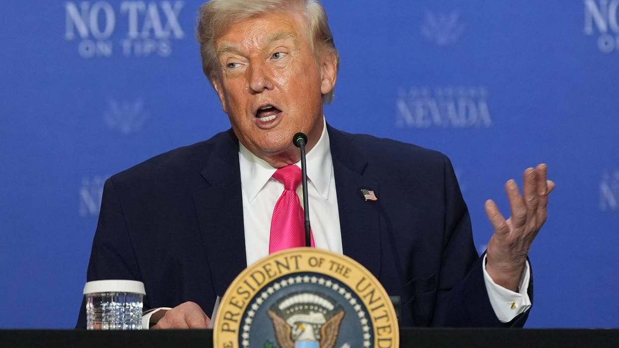 Trump bets his tax cuts will please Las Vegas voters on his swing West