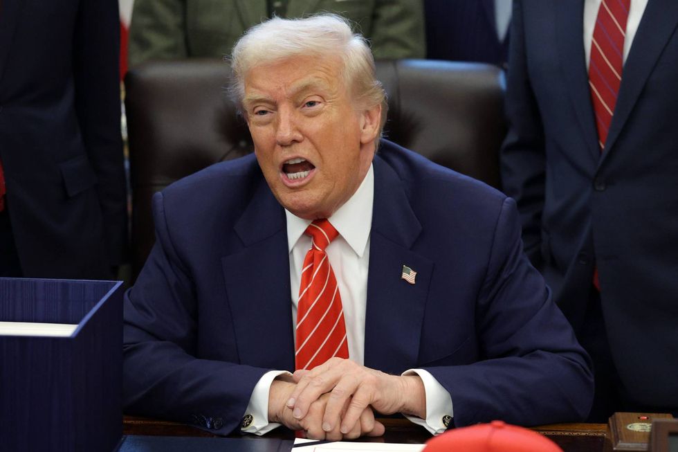 President Donald Trump speaks during a bill signing in the Oval Office of the White House on Feb. 3, 2026