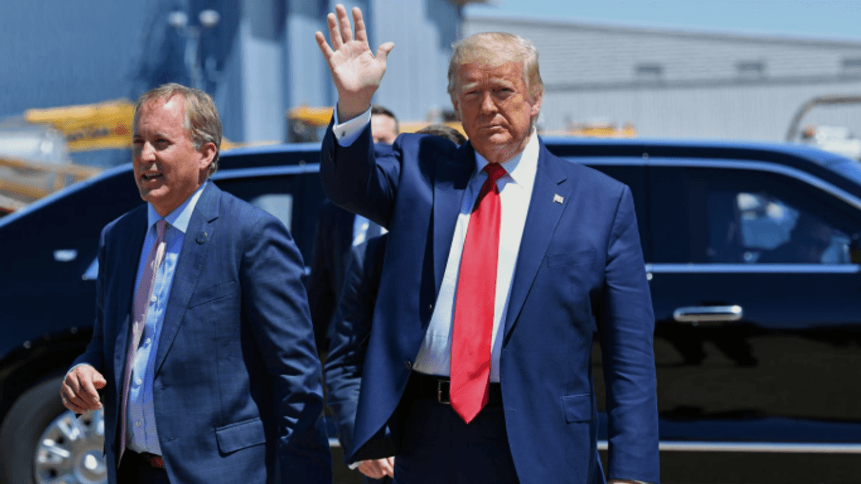 President Donald Trump spent Wednesday selling Ken Paxton as the next U.S. senator from Texas — and spent as much time talking about Paxton’s clothes, looks and TV interviews.