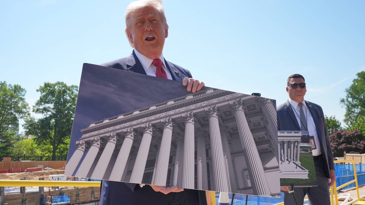 Trump shows reporters ballroom construction site as lawmakers balk at $1B for White House security