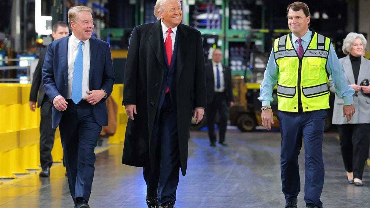 President Donald Trump tours Ford's Dearborn Truck Plant
