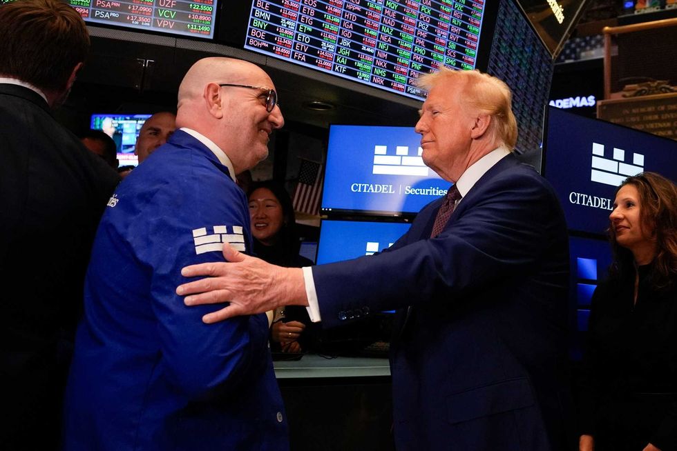President-elect Donald Trump walks the floor of the New York Stock Exchange, Thursday, Dec. 12, 2024, in New York