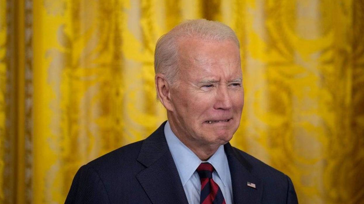 President Joe Biden arrives onstage for an event about lowering health care costs in the East Room of the White House on July 7, 2023 in Washington, DC. President Biden announced a series of new actions under his "Bidenomics" agenda to lower healthcare costs and crack down on junk fees for consumers. (Photo by Drew Angerer/Getty Images)