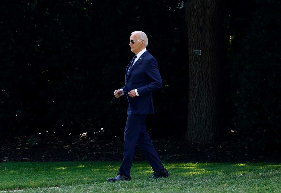 President Joe Biden departs the White House on July 15, 2024 in Washington, D.C