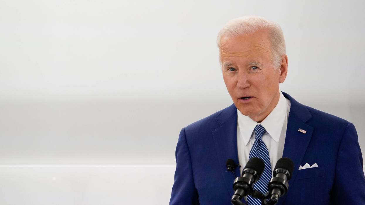 President Joe Biden speaks at Business Roundtable's CEO quarterly meeting, Monday, March 21, 2022, in Washington.