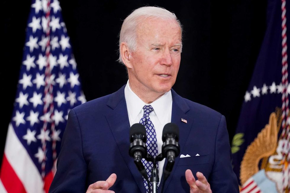 President Joe Biden speaks at the Delavan Grider Community Center in Buffalo, N.Y., Tuesday, May 17, 2022, following Saturday